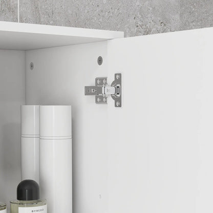 71" Tall Bathroom Storage Cabinet, Linen Tower with Drawer, Open Shelves, White Bathroom Cabinets at Gallery Canada