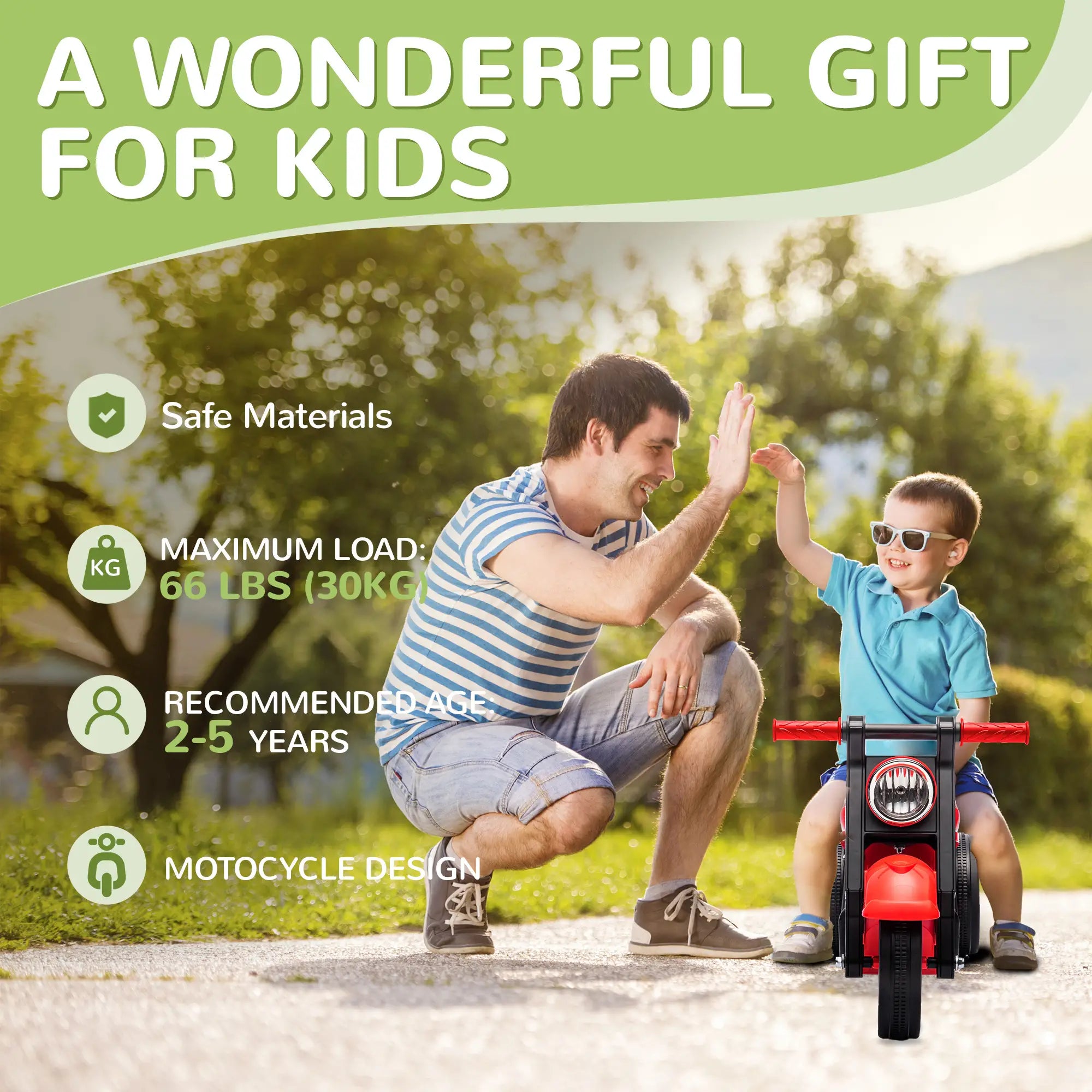 Toddler Ride On Toy, Sliding Car With Music, Bubble, 2-5 Years, Red Push Cars for Toddlers at Gallery Canada