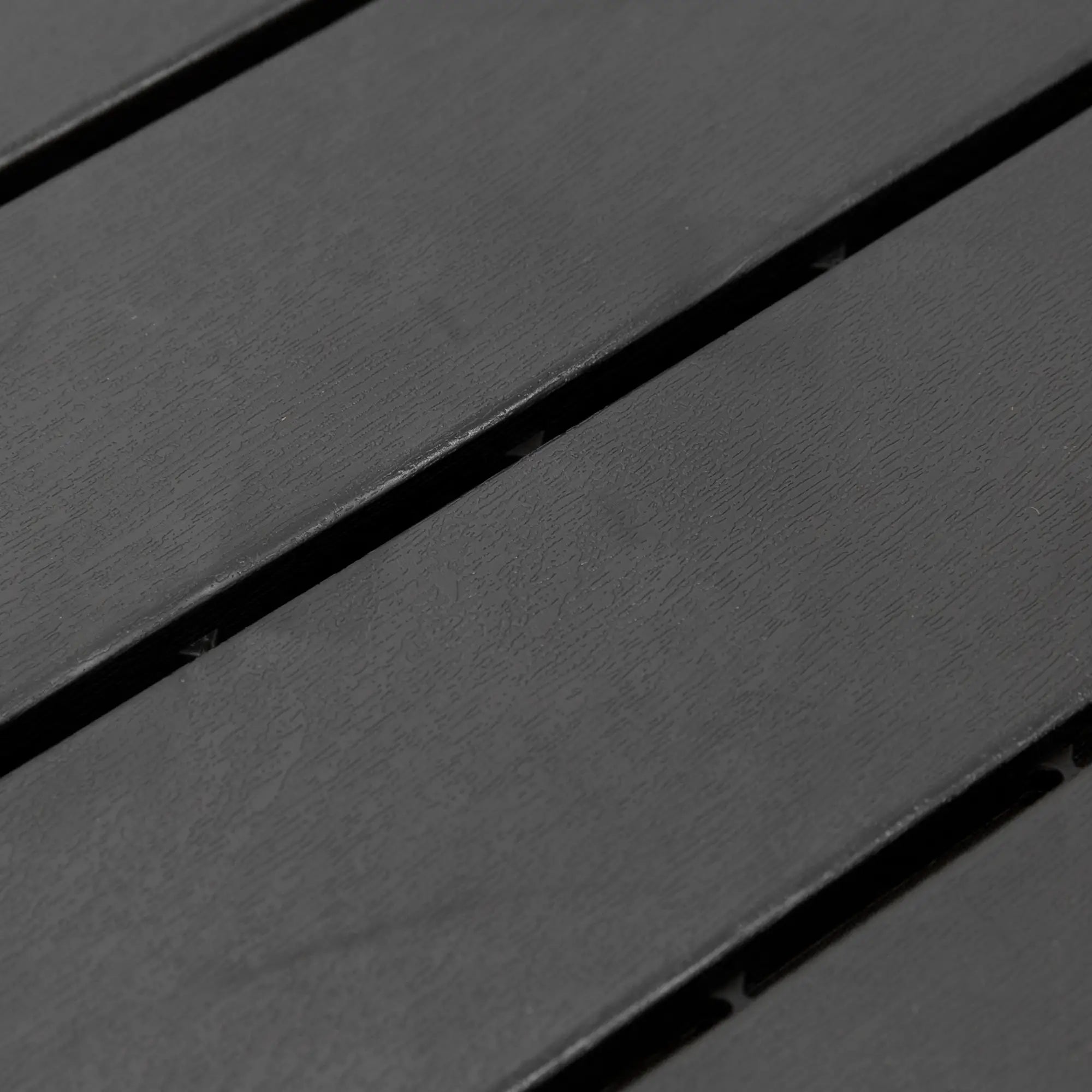 9 Pcs PP Interlocking Deck Tile, 12 x 12, Indoor Outdoor, Black Deck Tiles at Gallery Canada