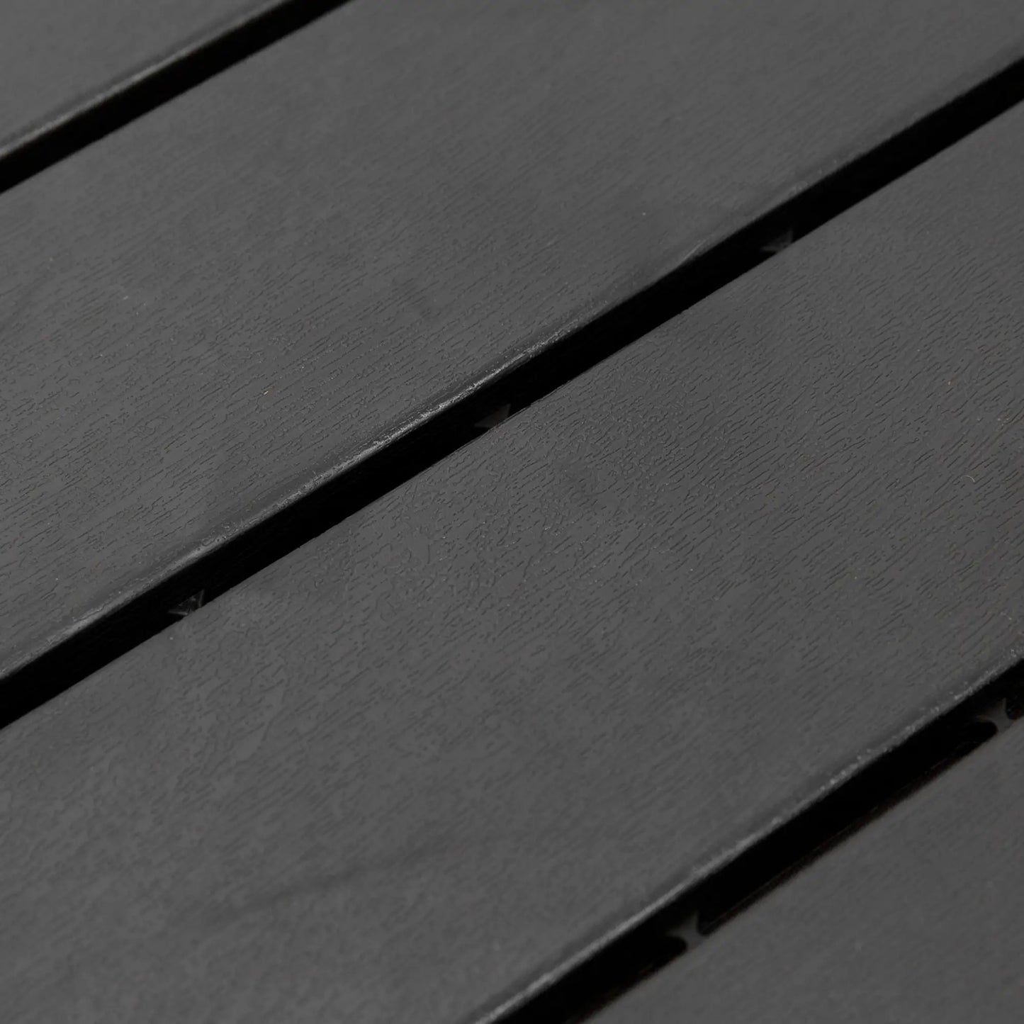 9 Pcs PP Interlocking Deck Tile, 12 x 12, Indoor Outdoor, Black Deck Tiles at Gallery Canada