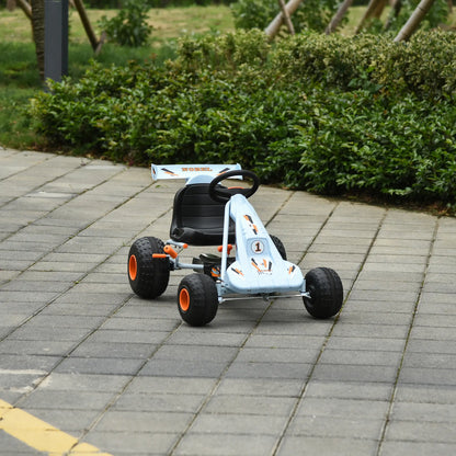 Kids Pedal Go Kart, 4 Wheel Ride on Car, Adjustable Seat, Handbrake, 3-6 Years Pedal Go Karts for Kids at Gallery Canada