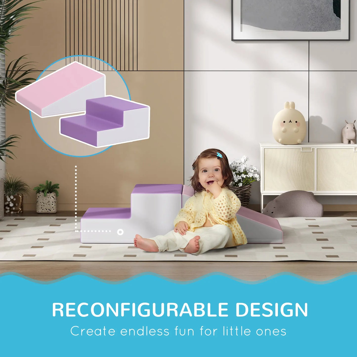 2-Piece Climb Crawl Activity Play Set, Toddler Preschooler, Indoor, Purple Baby Gym & Playmats at Gallery Canada