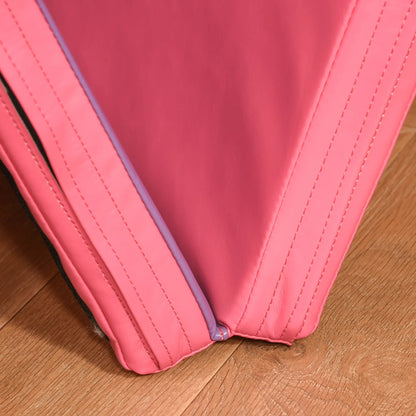 4'x6'x2'' Folding Gymnastics Tumbling Mat, Exercise Mat with Carrying Handles for Yoga, MMA, Martial Arts, Stretching, Core Workouts, Pink and Purple Gymnastics Mats at Gallery Canada