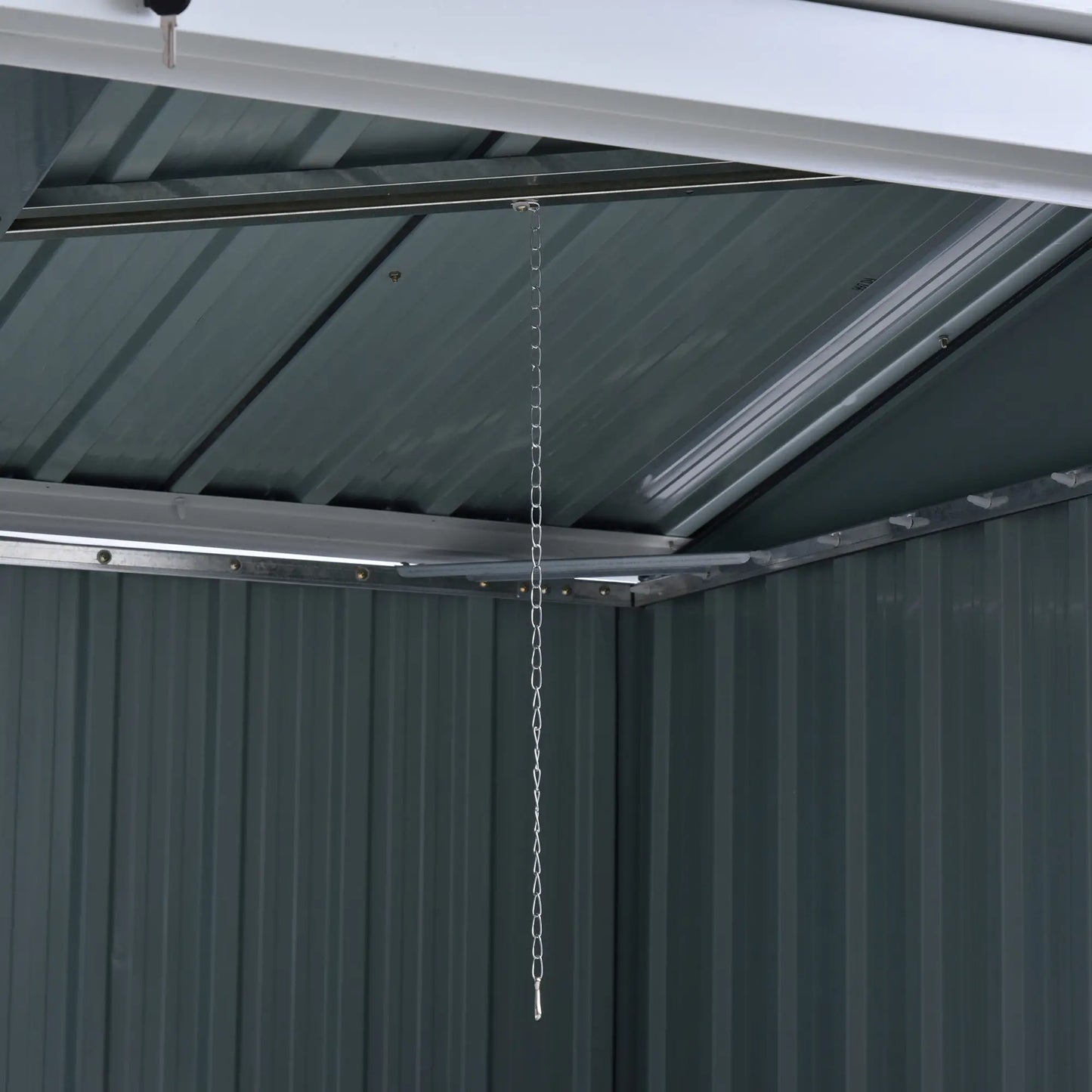 5ft x 3ft Outdoor Garbage Bin Storage Shed, Lockable Doors, Black Sheds at Gallery Canada