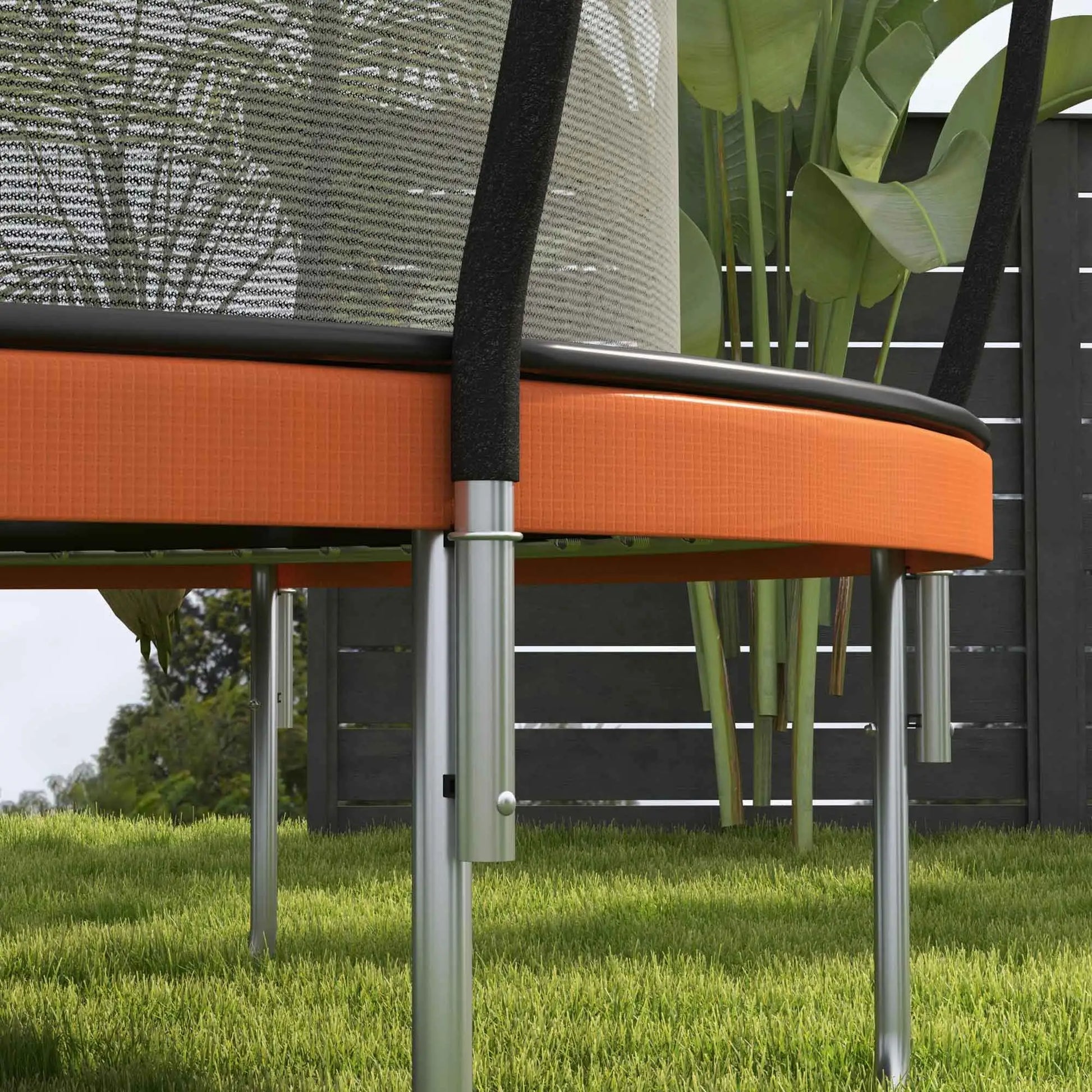 8ft Outdoor Trampoline with Enclosure Net, Ladder, for Teens and Adults Trampolines at Gallery Canada