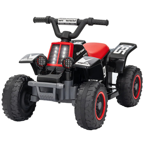 6V Kids ATV Quad, 4 Wheeler Electric Ride On Car, Black