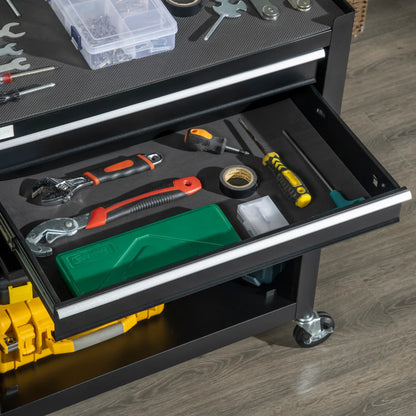 2-Drawer Rolling Tool Chest, Metal Cabinet, Black Tool Organizers at Gallery Canada