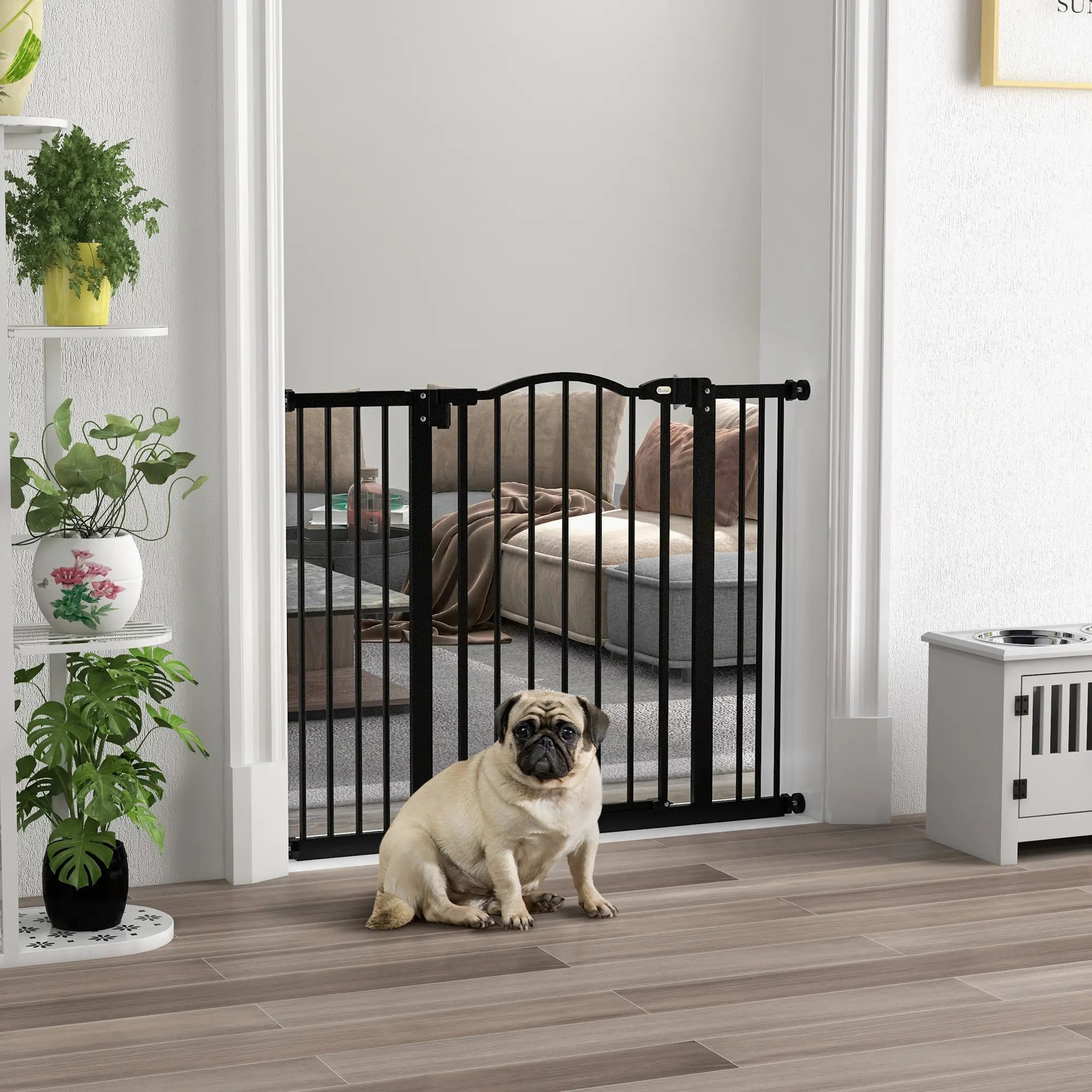 Extra Tall Dog Gate with Door, 29