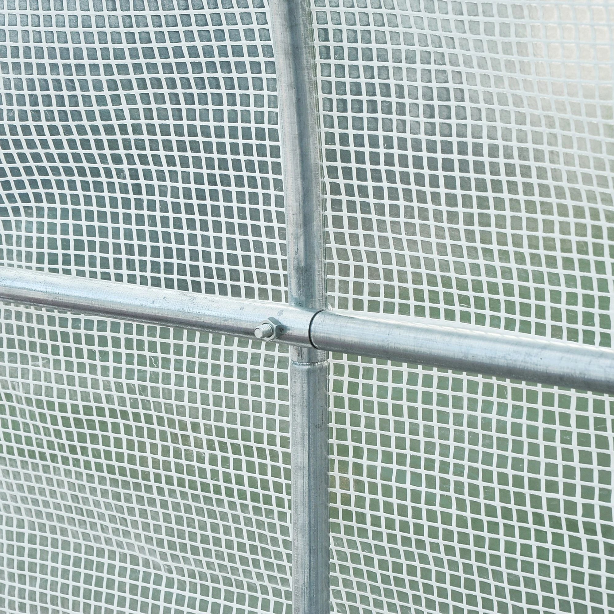 8.2x6.6x6.6ft Walk-in Greenhouse, Portable Garden Plant House, White Walk In Greenhouses at Gallery Canada