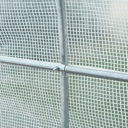 8.2x6.6x6.6ft Walk-in Greenhouse, Portable Garden Plant House, White Walk In Greenhouses at Gallery Canada