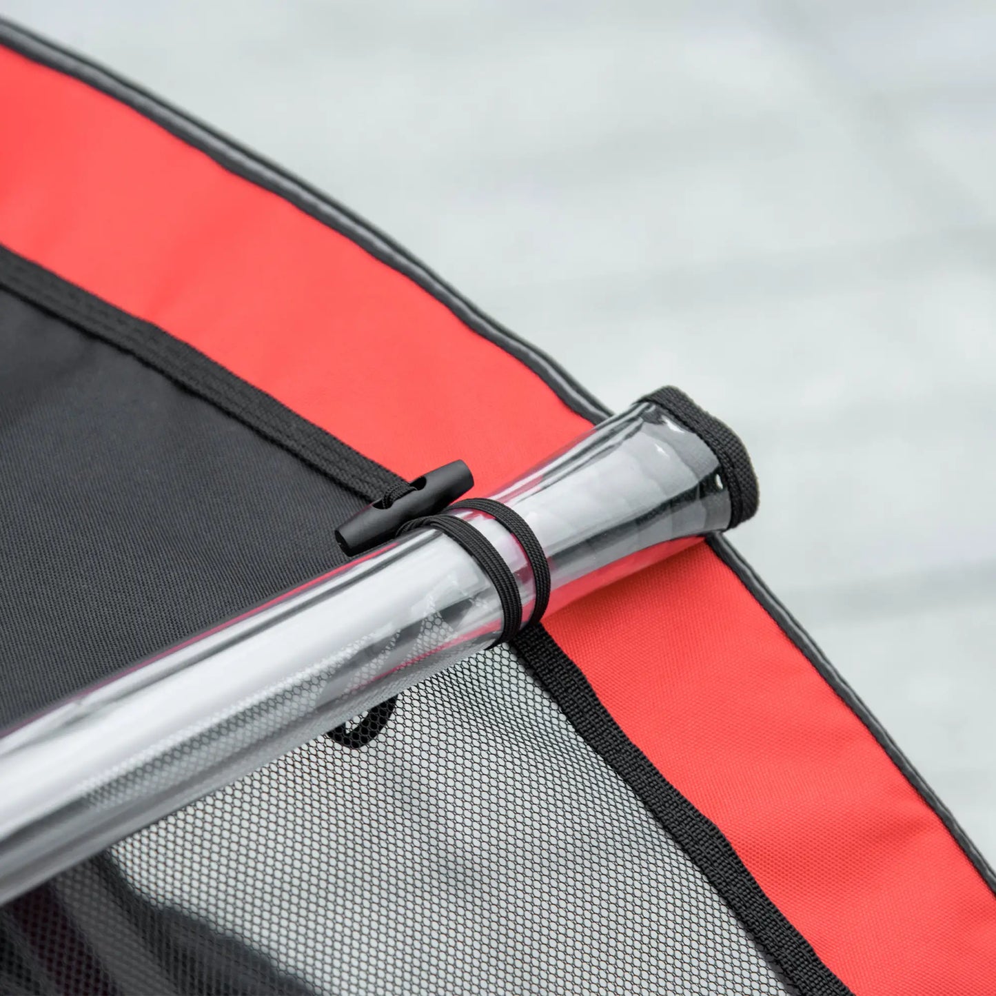 3-In-1 Bike Trailer, Running Stroller, 2 Seats, 5-Point Harness, Storage, Red Kids Bike Trailers at Gallery Canada