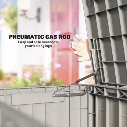 80 Gallon Resin Deck Box, Lockable Outdoor Storage, Splash And UV Resistant Patio Storage Boxes at Gallery Canada