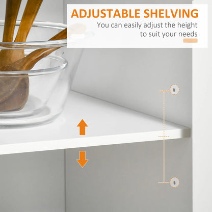 Rolling Kitchen Island with Drawers, Rubber Wood Top, Cabinet, White Kitchen Islands & Kitchen Carts at Gallery Canada