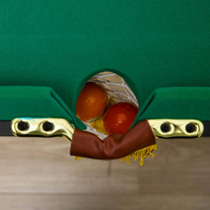 55 Folding Pool Table Set, Adjustable Height, 2 Cues, 16 Balls, Green Game Tables at Gallery Canada