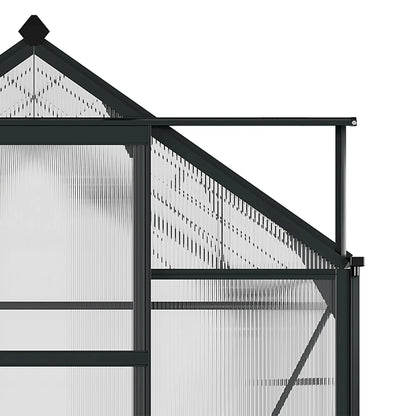 Greenhouse Garden, Outdoor Kit, PC Board Sliding Door, 6.2' x 8.3' x 6.6', Grey Walk In Greenhouses at Gallery Canada