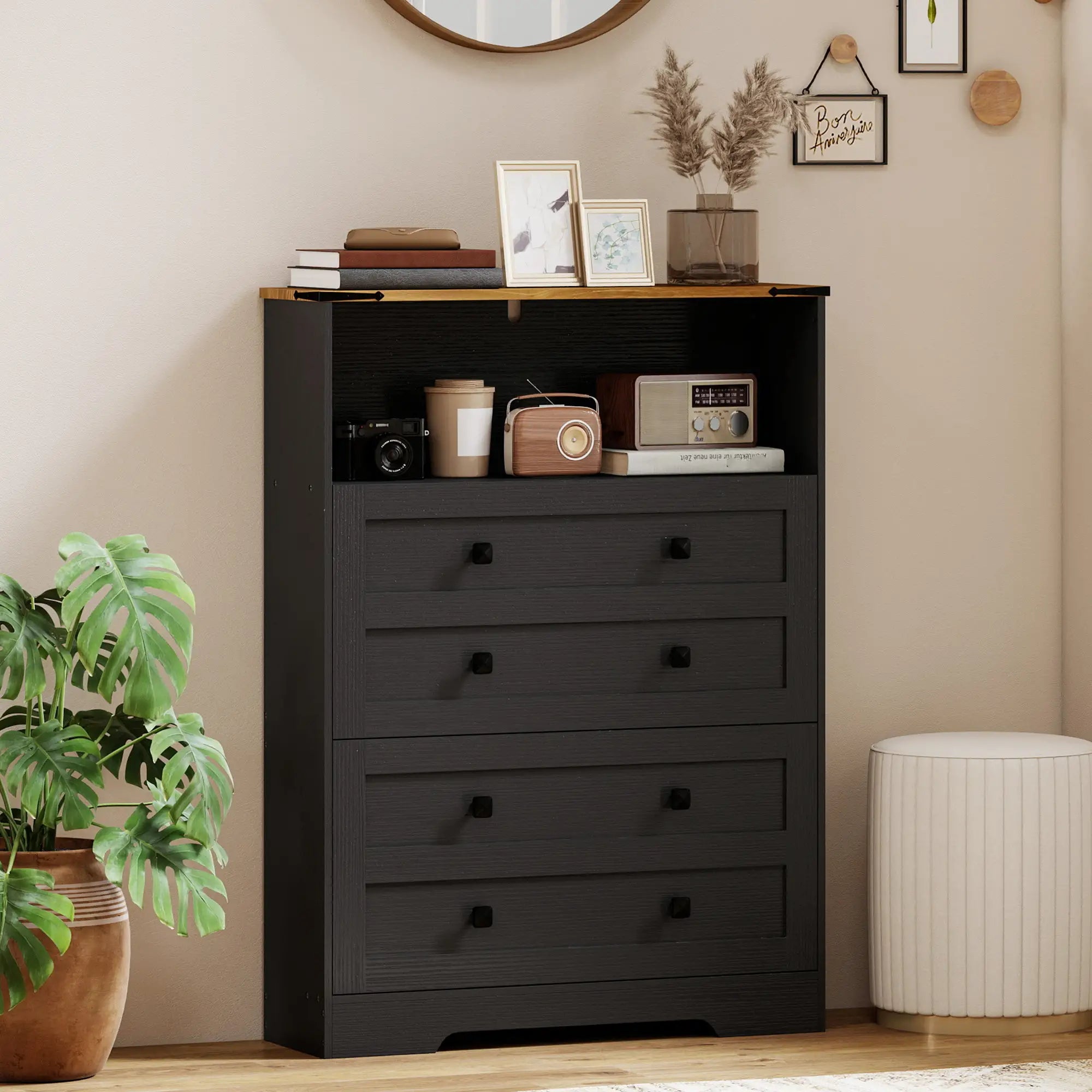 Shoe Cabinet With 2 Flip Drawers, Narrow, Black Shoe Storage Cabinets & Racks at Gallery Canada