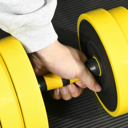 Adjustable Dumbbell Barbell Set 55lbs, Strength Training, Home Gym Dumbbells & Barbells at Gallery Canada