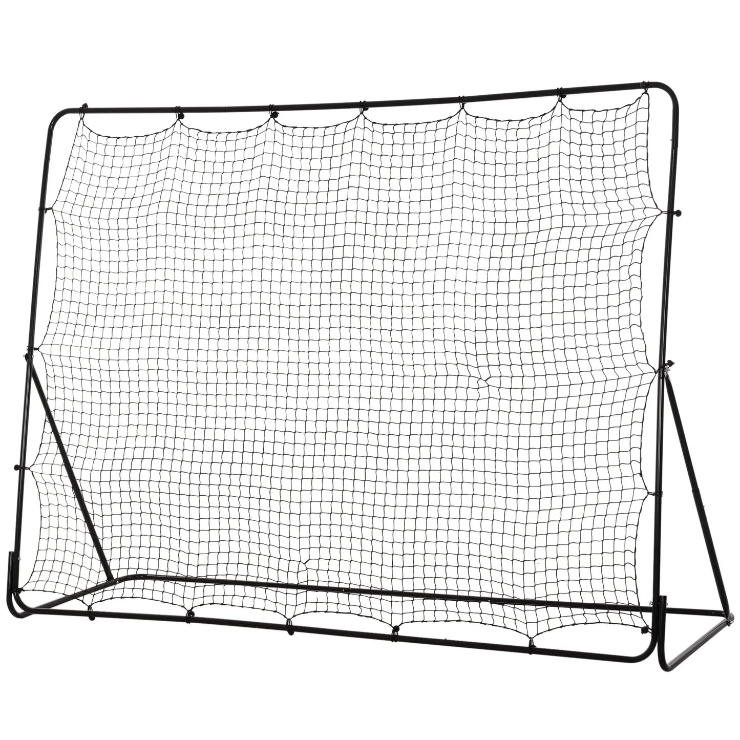 8' x 6' Soccer Rebounder Net, 5 Adjustable Angles, Training Practice Football Black at Gallery Canada