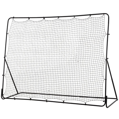 8' x 6' Soccer Rebounder Net, 5 Adjustable Angles, Training Practice