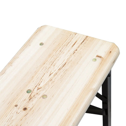 3 Pc Folding Picnic Table Set, 1 Table & 2 Benches, Portable Bistro Sets at Gallery Canada