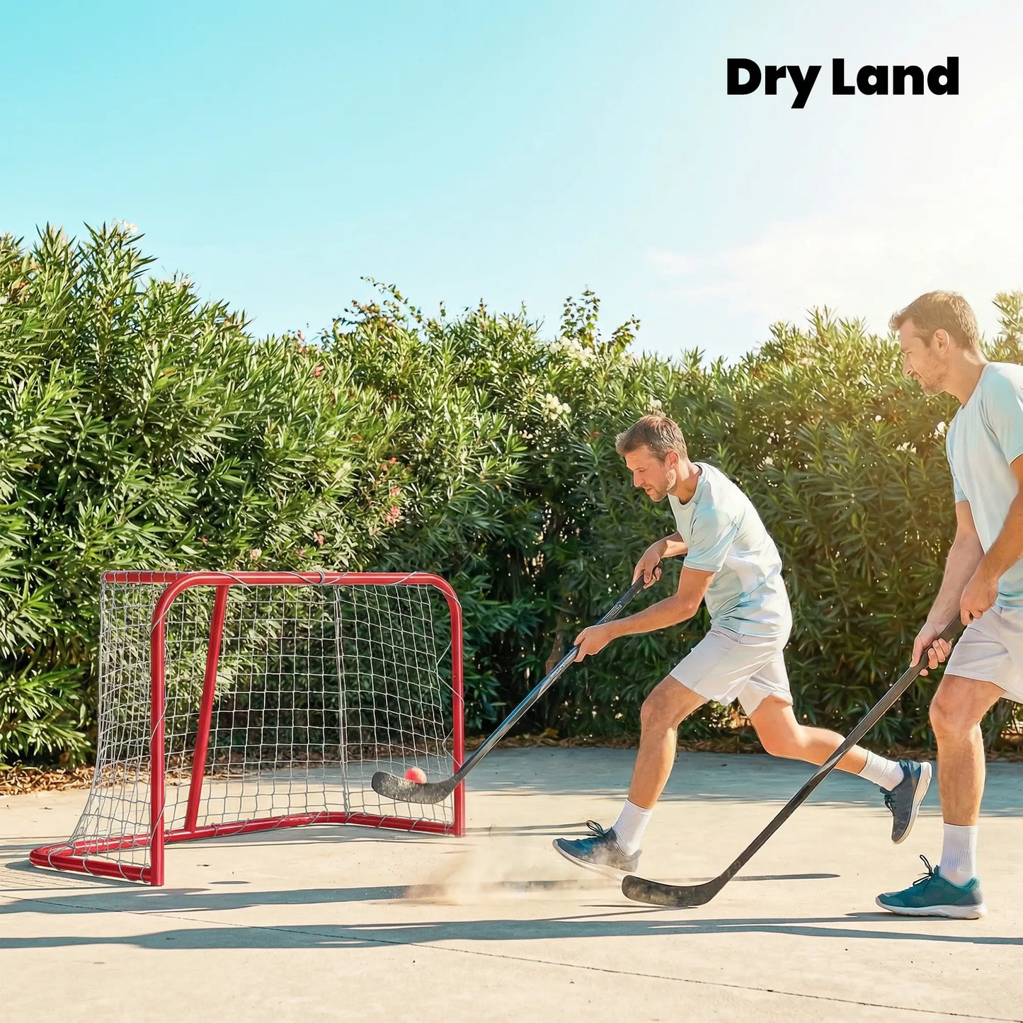 Mini Hockey Goal, 3' x 2', Metal Frame, Lightweight Portable Team Sports Equipment at Gallery Canada