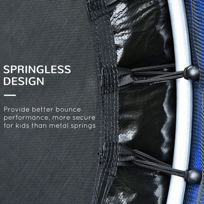 55" Kids Trampoline with Enclosure Net, Indoor/Outdoor, Multi-Coloured Trampolines at Gallery Canada