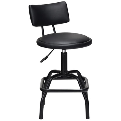 Adjustable Swivel Vintage PU Leather Bar Stool Bar Stools at Gallery Canada