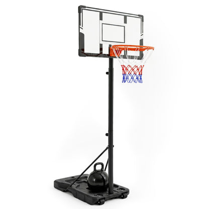 Portable Basketball Hoop, Adjustable 3.3-10 Feet, Black Sport Equipments at Gallery Canada
