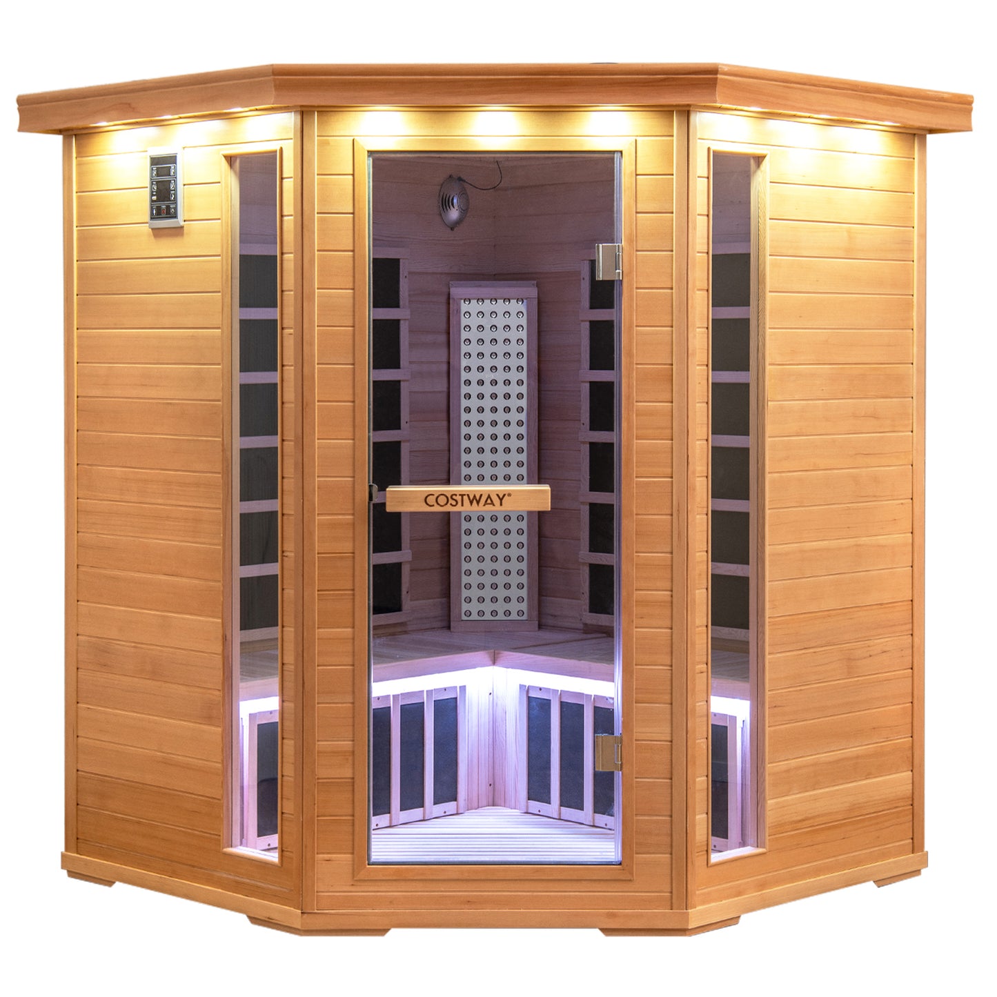3-5 People Far Infrared Wooden Sauna Room for Home, Natural Massage at Gallery Canada