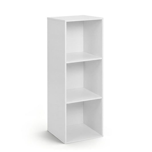 3-Cube Bookcase Storage Organizer with Anti-Tipping Kit, White Bookcases White at Gallery Canada