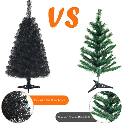 3 Feet Unlit Artificial Christmas Mini Tree, Black Christmas Tree at Gallery Canada