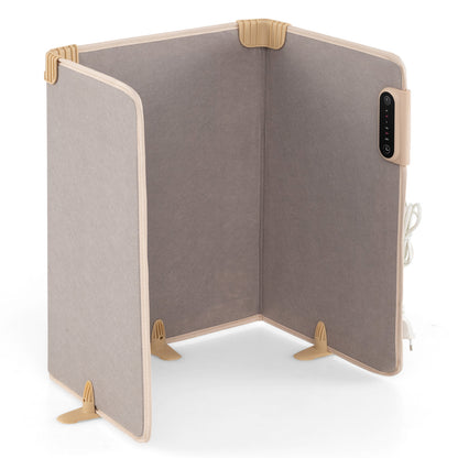 3-Fold Under Desk Space Heater, 3-Level Thermostat, Beige Space Heaters at Gallery Canada