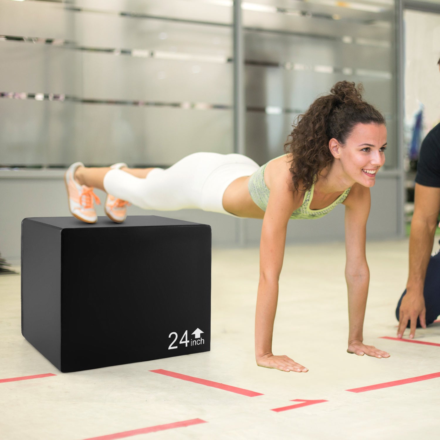 3 In 1 Foam Plyometric Box, 3 Heights, Easy Clean PU Cover, 30 inches Sport Equipments at Gallery Canada