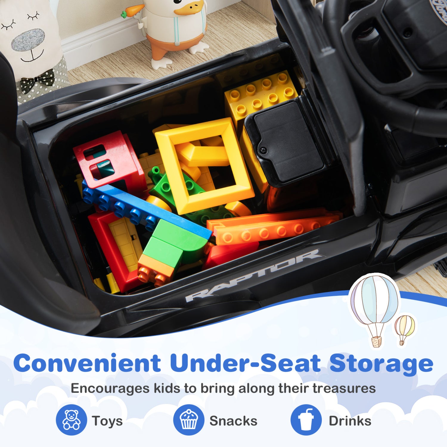3-In-1 Licensed Ford Push Car For Toddlers, Black Push & Pedal Ride On Toys at Gallery Canada