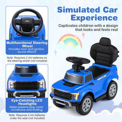 Licensed Ford Push Car for Toddlers Push & Pedal Ride On Toys at Gallery Canada