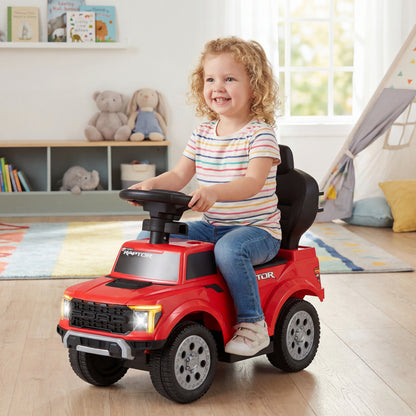 3-In-1 Licensed Ford Push Car, Red Push & Pedal Ride On Toys at Gallery Canada