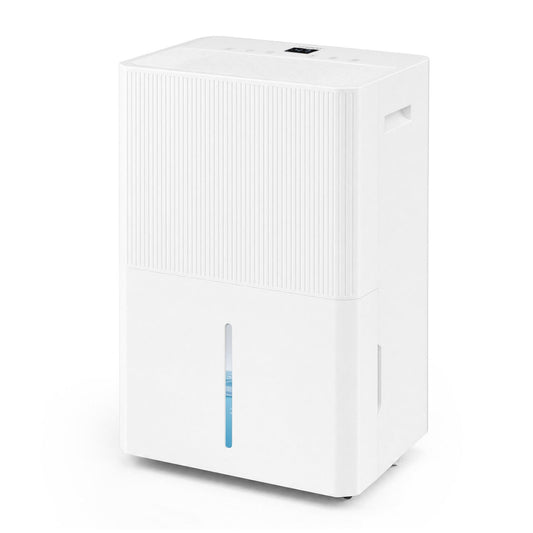 3 Modes Dehumidifier, Drain Hose, LED Display, 6500 Sq.Ft, White Dehumidifiers White at Gallery Canada
