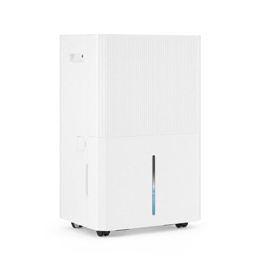 3 Modes Dehumidifier, Drain Hose, LED Display, 6500 Sq.Ft, White Dehumidifiers White at Gallery Canada