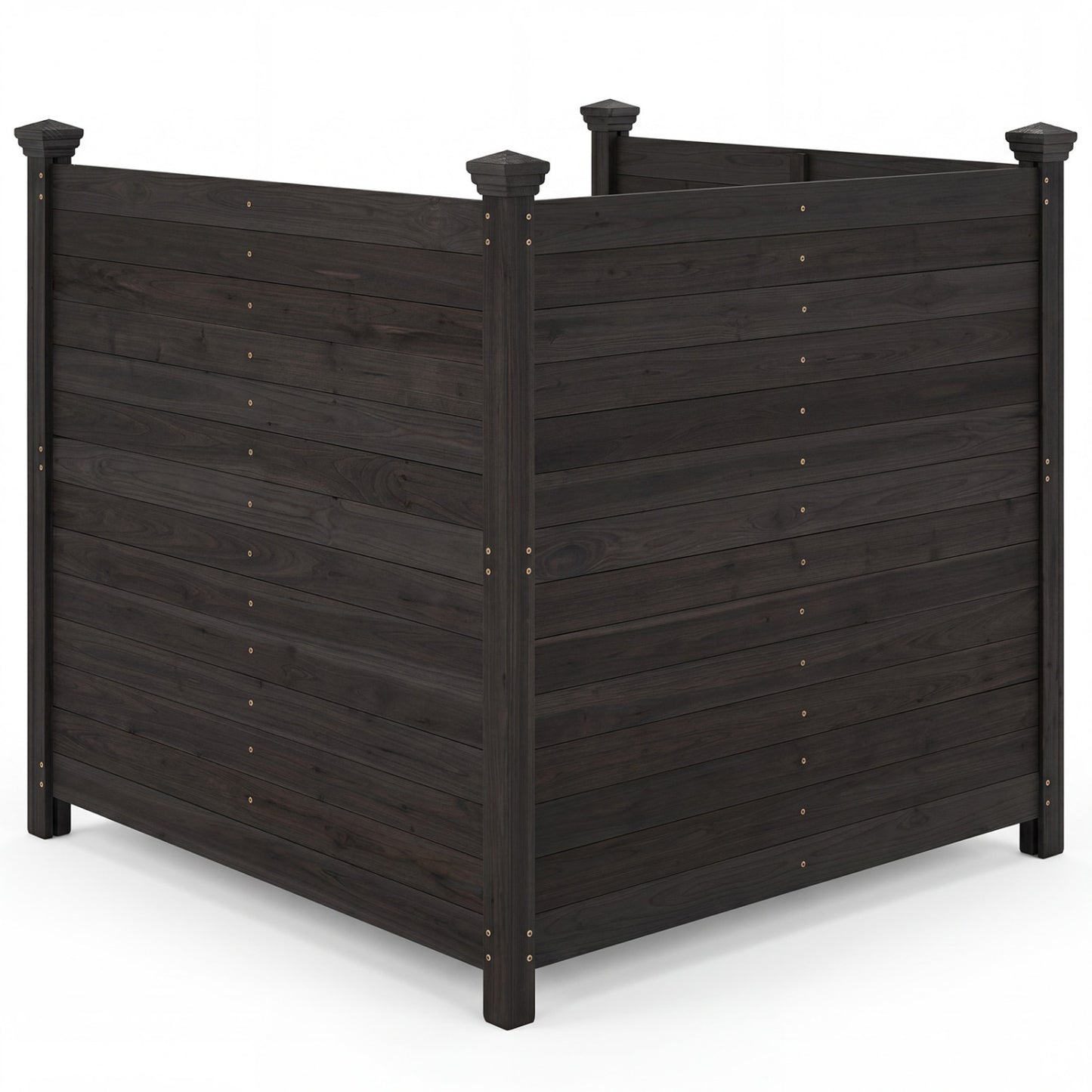 3-Panel Outdoor Privacy AC Fence