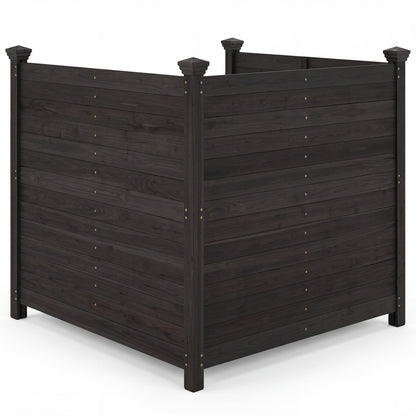 3-Panel Outdoor Privacy AC Fence
