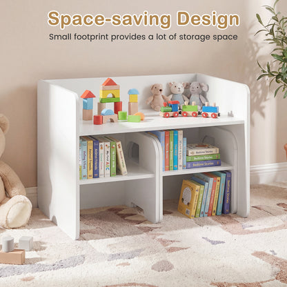 Kids Table And Chair Set, 3 Piece, Space Saving Toddler Table, White Kids Table & Chair Sets at Gallery Canada
