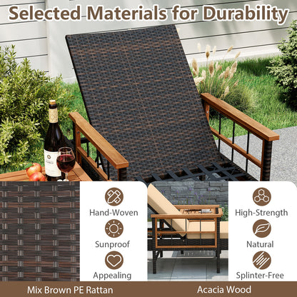 3 Piece Patio Chaise Lounge Set, Poolside Outdoor Chaise Lounges at Gallery Canada