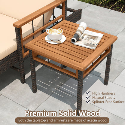 3 Piece Patio Chaise Lounge Set, Poolside Outdoor Chaise Lounges at Gallery Canada