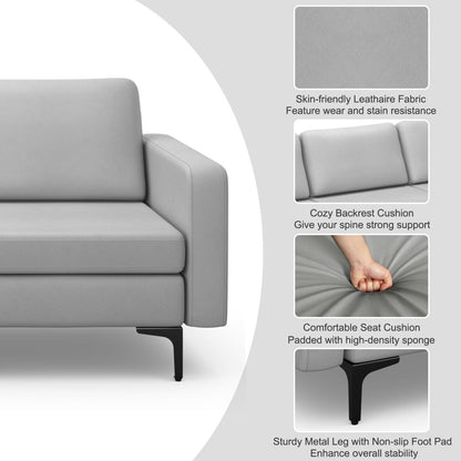3-Seat Sectional Sofa, With Armrest Magazine Pocket, Light Gray Sofas & Loveseats at Gallery Canada
