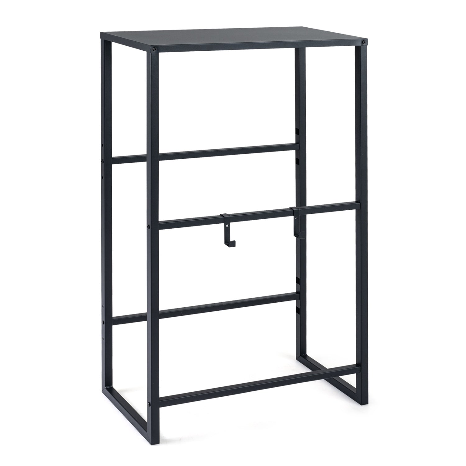 3-Tier Drink Crate Rack With Shelf, Black Kitchen Organization at Gallery Canada