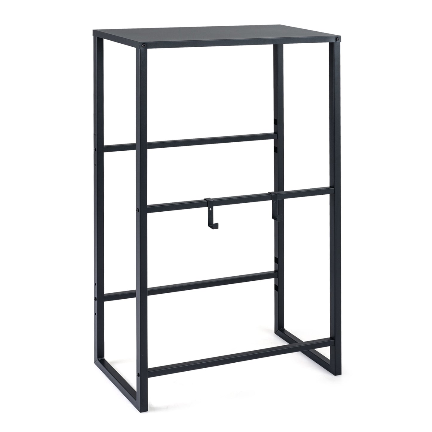 3-Tier Drink Crate Rack With Shelf, Black Kitchen Organization at Gallery Canada