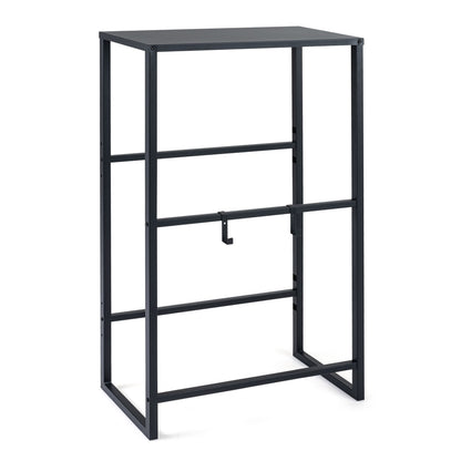 3-Tier Drink Crate Rack With Shelf, Black Kitchen Organization at Gallery Canada