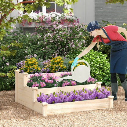 3 Tier Elevated Wooden Vegetable Garden Bed Raised Garden Beds at Gallery Canada