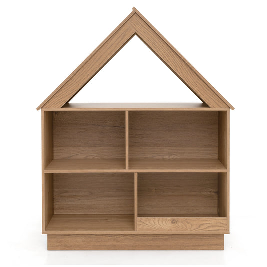 3-Tier House-Shaped Toy Storage Organizer, Natural Kids Storage Natural at Gallery Canada