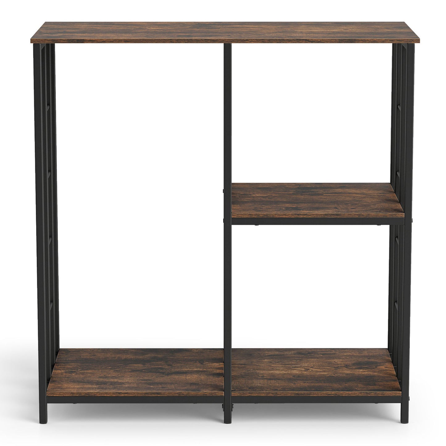 3-Tier Kitchen Baker's Rack with Open Shelves for Microwave and Oven, Rustic Brown Baker's Racks at Gallery Canada